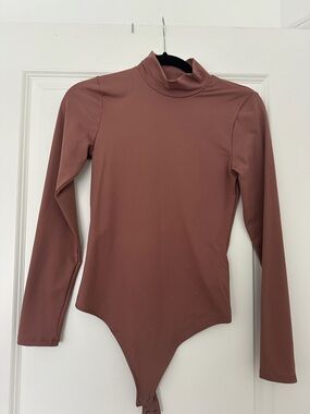 Abercrombie & Fitch Soft A&F Collection Long Sleeve Top - Mauve
